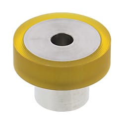 Urethane Rollers - with Collars - Set Screw Hole (UMHS30-8)