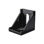 Special Die-Cast Black Bracket For European Standard Aluminum Profiles With Groove Width of 8 mm