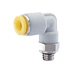 Miniature Fittings Elbow Male Connector, Hex Flat