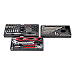 Tool set TSH4509 (red, silver, black)