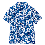 AZ-56102 เสื้อเชิ้ต Aloha (Hibiscus) (ใช้ได้ทั้งชายและหญิง)
