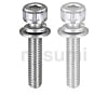 [Clean &amp; Pack] Hex Socket Head Cap Screw with Washer - Flat Washer / Spring Washer