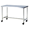 โต๊ะทำงานสแตนเลสโครงตัว h มีล้อ SUS304 น้ำหนักสม่ำเสมอ (กก.) 150