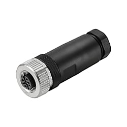 Rundsteckverbinder (feldkonfektionierbar) , Buchse, gerade, Schraubanschluss, M12, 0.14 mm², 0.75 mm², 4 - 6 mm, Polzahl: 5, Schirmanschluss: Nein 9457250000