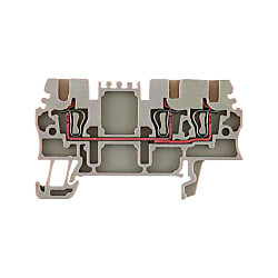 Durchgangs-Reihenklemme, Zugfederanschluss, 2.5 mm², 800 V, 24 A 1775530000