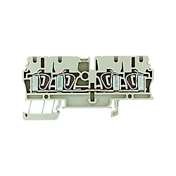 Durchgangs-Reihenklemme, Zugfederanschluss, 2.5 mm², 800 V, 24 A 1608570000