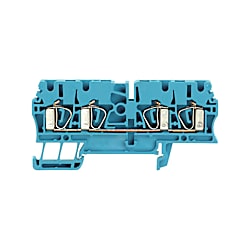 Durchgangs-Reihenklemme, Zugfederanschluss, 2.5 mm², 800 V, 24 A 1608580000