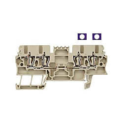 Durchgangs-Reihenklemme, Zugfederanschluss, 2.5 mm², 800 V, 24 A 1826970000