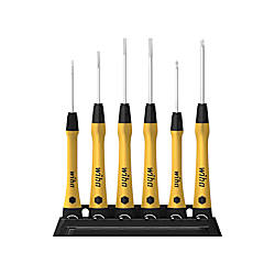 Wiha Feinschraubendreher Set PicoFinish® ESD Schlitz, Phillips 7-tlg. inkl. Halter