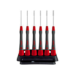 Wiha Feinschraubendreher Set PicoFinish® Sechskant-Steckschlüssel 7-tlg. inkl. Halter