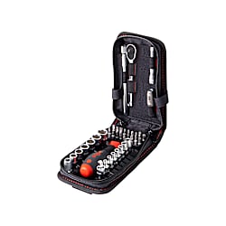 Wiha Steckschlüssel- und Bit Set 1/4" 40-tlg. inkl. Funktionstasche mit Gürtelclip