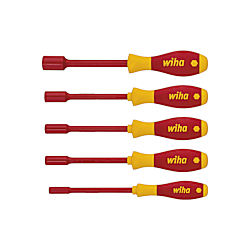 Wiha Schraubendreher Set SoftFinish® electric Sechskant-Steckschlüssel 5-tlg.