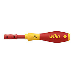 Wiha Schraubendreher mit Bithalter SoftFinish® electric slimVario für slimBits 36068