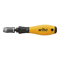 Wiha Schraubendreher mit Bithalter SoftFinish® ESD, mechanisch verriegelbar 1/4"