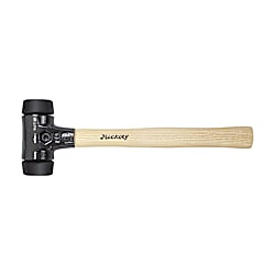 Wiha Schonhammer Safety mittelweich/mittelweich mit Hickory-Holzstiel, Rund-Schlagkopf