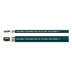 Câble pour chaîne porte-câbles blindé TPE résistant aux UV sans halogène MULTISPEED 500 C 24259/500