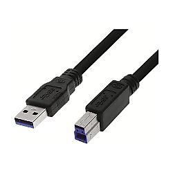 Cavo USB 3.0 maschio A / maschio B - nero 4221-1.0M