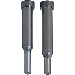Cutting punches / cylindrical head / lapped / solid carbide