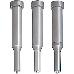 Cutting punches / cylindrical head / lapped / solid carbide / TiCN