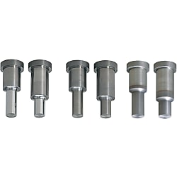 Poinçon cylindrique épaulé / tête cylindrique / court / épaulé / rodé / VHM / TiCN
