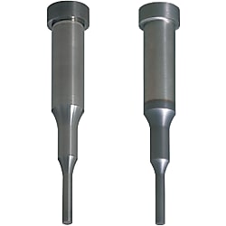 Cutting punches / cylindrical head / double stepped / solid carbide / TiCN