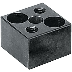 Cutting punch holders / square / heat-treatable steel / heavy-duty version selectable, set HSA-AN13