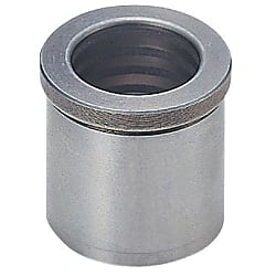 Sliding guide bushes with collar for stripper plates / oil grooves / clamping sleeve / grey cast iron