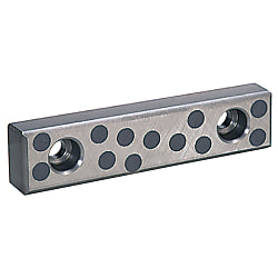 Slide rails / grey cast iron / solid lubricant / 20 mm
