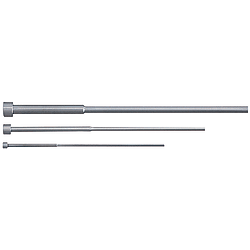 Auswerferstifte / zylindrischer Kopf / Werkzeugstahl / nitriert / abgesetzt / Spitzendurchmesser, Länge konfigurierbar