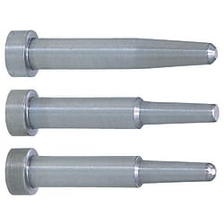 Contour core pins / cylindrical / HSS, tool steel / L 0.01mm / conical tip