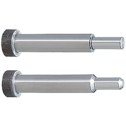 Tiges noyau pour contour / cylindriques / HSS, acier à outils / Rodées / L 0,01mm / en retrait / forme frontale au choix