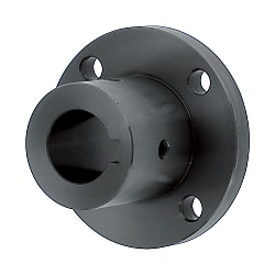 Shaft holders / Circular flange, flattened on both sides / one-piece / keyway STHRBNG16-MB