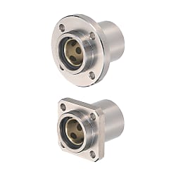 Plain bearing bushes / guided flange selectable / brass / with housing, number of bushes selectable / seal selectable