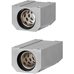Plain bearing bushes / wide block shape / brass / number of bushes selectable / seal selectable MHCAW30