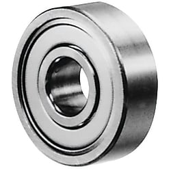Deep groove ball bearings / single row / ZZ / reduced particle emission rate / stainless / MISUMI SBC6204ZZ