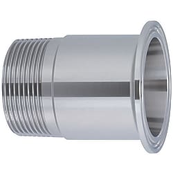 Sanitary Piping Conversion Fitting, Male Thread Type, SUS304, Ferrule Type SNZFA2S-12