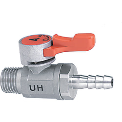 Compact Ball Valves / Stainless Steel / PT Male / Hose Barb BBHRS91