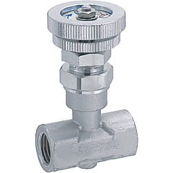 Needle Valve with PT Female Treads / Stainless Steel NBCCS33