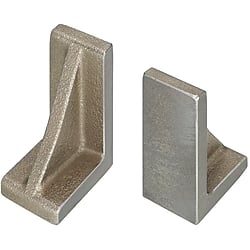 Angle brackets / unmachined, through-hole, parallel pin bore / cast iron / treatment selectable BIKK100-100