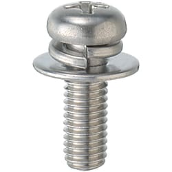 Phillips Pan Head Screws / with Washer Set (Box) BOX-SCBJ2.5-5