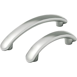 Maniglie / forma ovale curva / filettatura interna / acciaio inox / lucidato UWSY100
