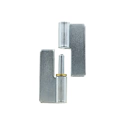 Flat plug-in hinges / unpunched / weldable / rolled / stainless steel, steel / bright, chromated (III-value) / MISUMI