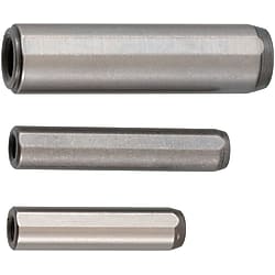 Goupilles cylindriques / acier inoxydable, acier / méplat, trou traversant, filetage intérieur, chanfreiné des deux côtés / MST, MSTM, MSTMS MST8-25