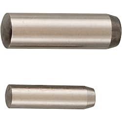Zylinderstifte / MSH, MSHS / rostfreier Stahl, Edelstahl / eine Seite konisch, eine Seite sphärisch / h7