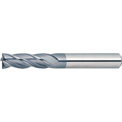 XAL series carbide square end mill, 4-flute / 3D Flute Length (regular) model XAL-PEM4R4
