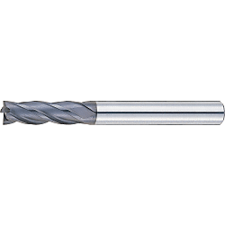 XAC series carbide square end mill, 4-flute / long model XAC-PEM4L8