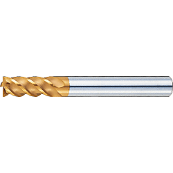 TSC series carbide multi-functional square end mill, 4-flute, 45° spiral / short model TSC-HEM4S2