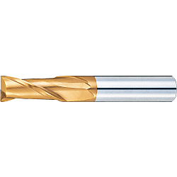 TSC series carbide square end mill, 2-flute / 2D Flute Length (short) model TSC-PEM2S0.5