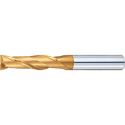 TSC series carbide square end mill, 2-flute / 3.5D Flute Length model TSC-EM2RL9.70