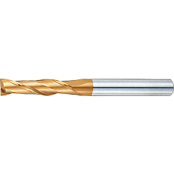 TSC series carbide square end mill, 2-flute / 4D Flute Length (long) model TSC-EM2L4.43